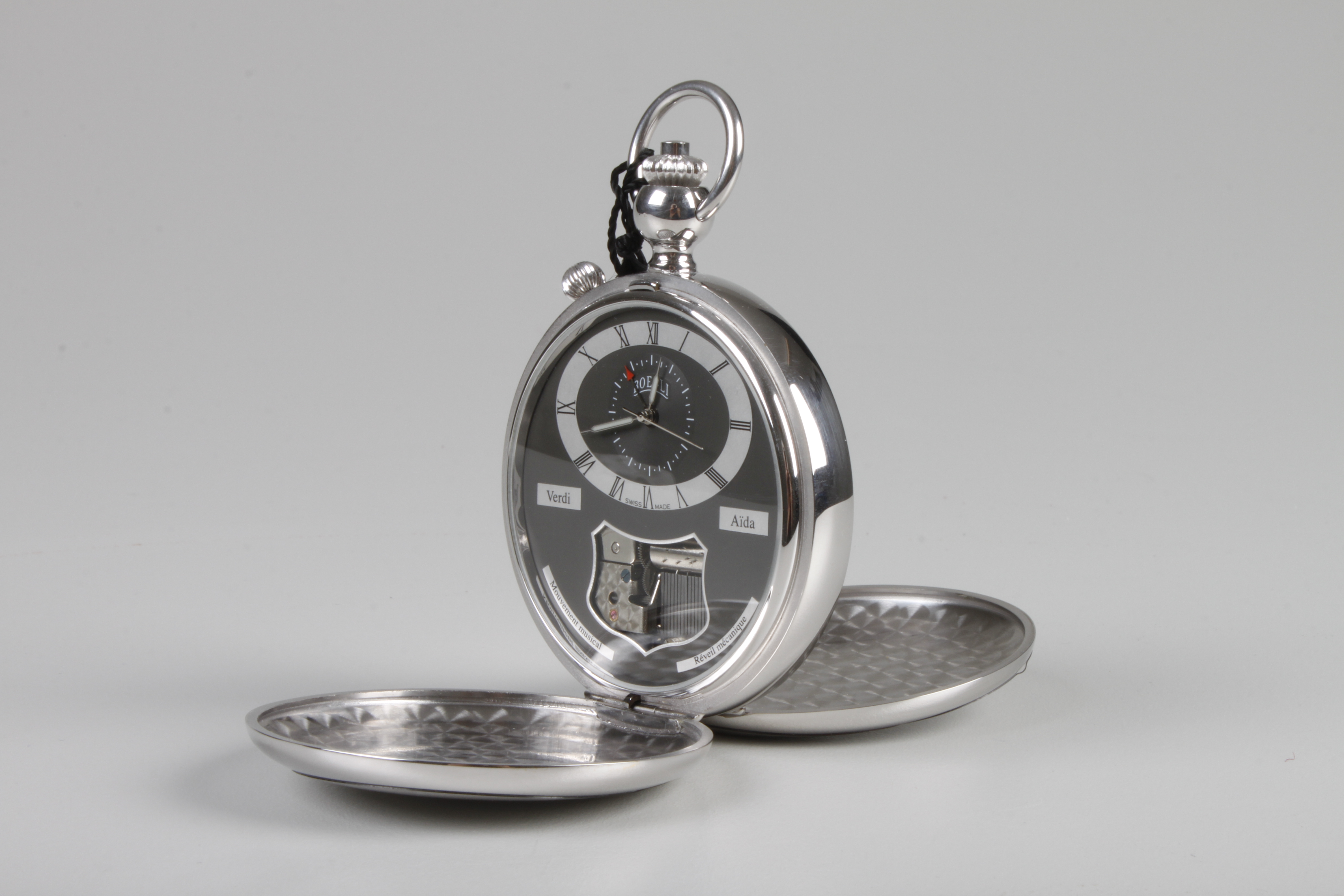 Taschenuhr mit Musik, Boegli 