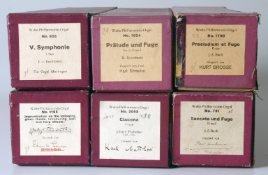 Musikrollen für Welte-Philharmonie-Orgel