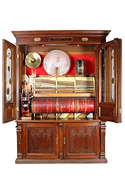 “Klepetar” orchestrion, interior view
