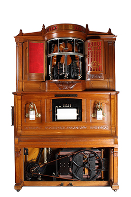Phonoliszt Violina orchestrion, interior view