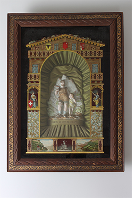 Quadro con automa musicale