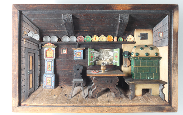 Quadro con automa musicale