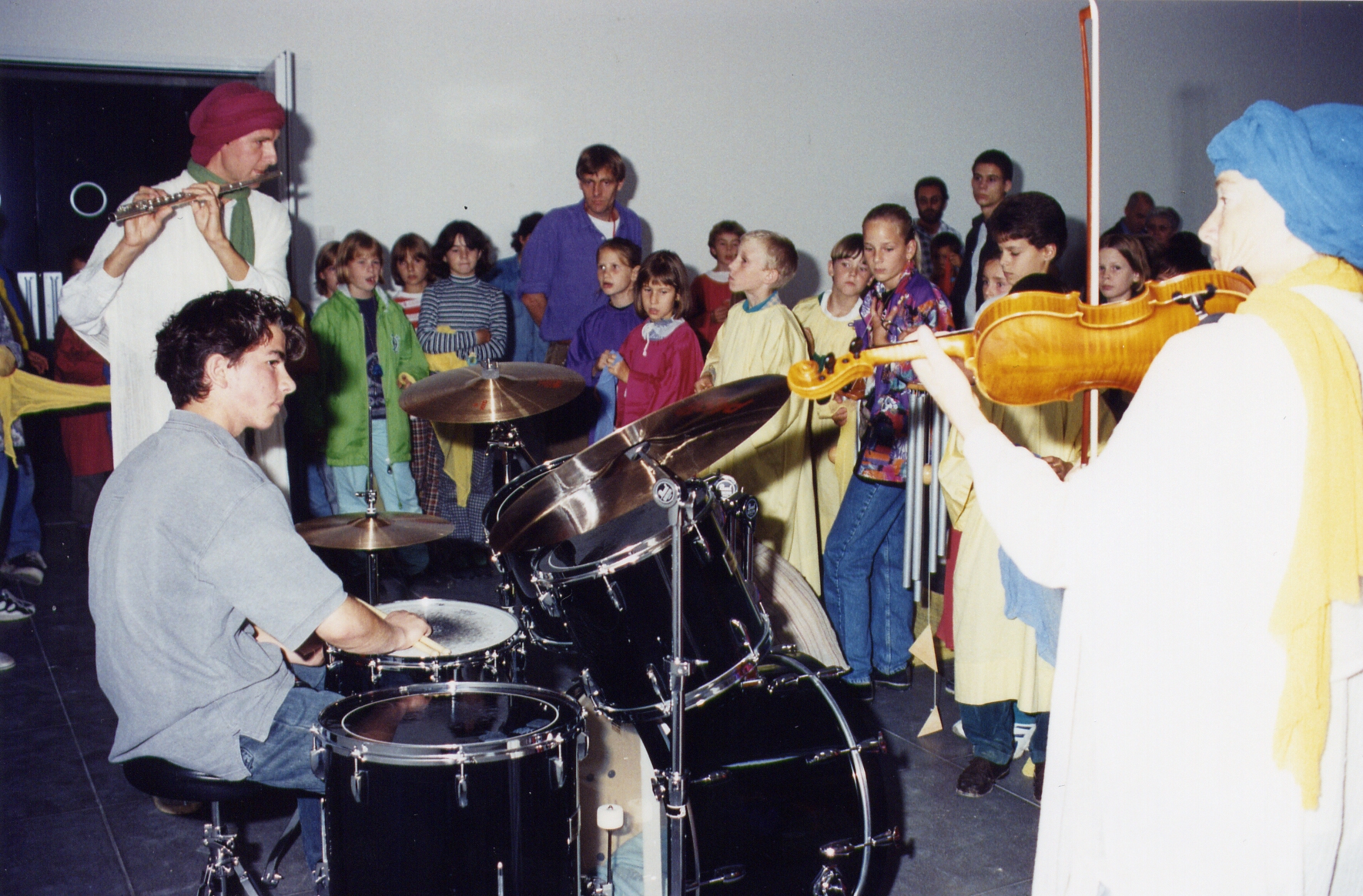 Töne ins Museum tragen leise Töne werden zum Rhythmus